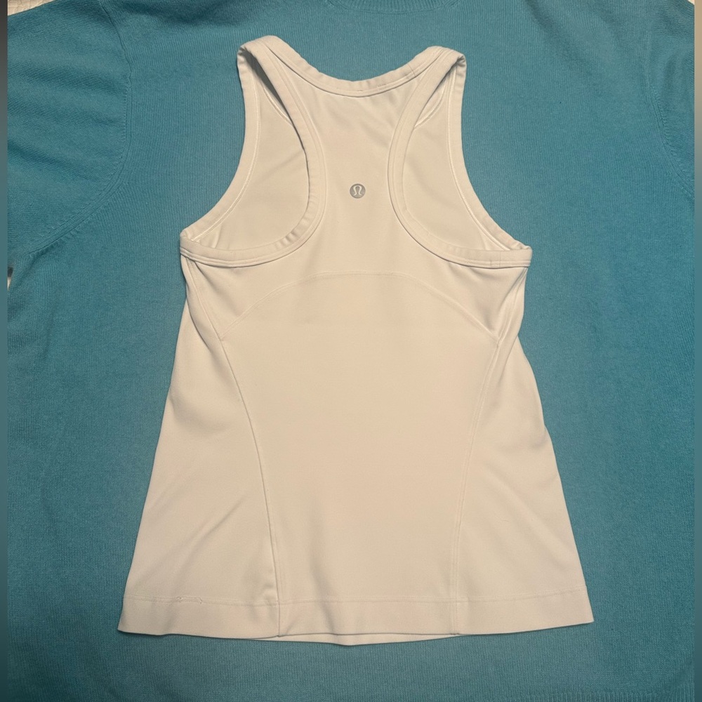 Lululemon | Women's White Racerback Tank Top - Size 2